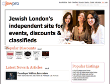 Tablet Screenshot of jewpro.co.uk